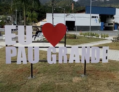 Pau Grande, distrito de Magé, onde nasceu o jogador de futebol。